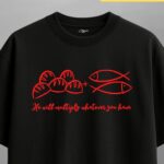 5 loaves 2 fishes — oversized unisex t shirt
