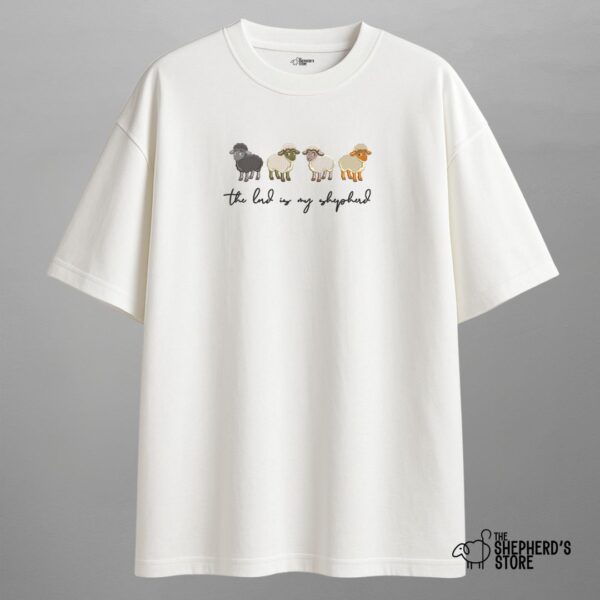 the lord is my shepherd — oversized unisex t shirt