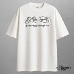5 loaves 2 fishes — White oversized unisex t shirt