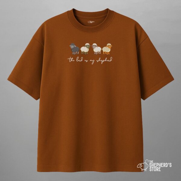 the lord is my shepherd — oversized unisex t shirt