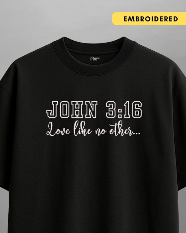 john 3:16 — oversized unisex t shirt
