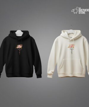 jesus floral hoodies unisex