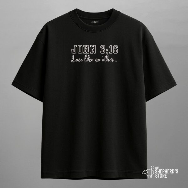 john 3:16 — oversized unisex t shirt