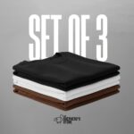 set of 3 plain oversized unisex tshirt