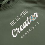 he is the creator unisex hoodies
