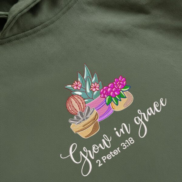 grow in grace unisex hoodies