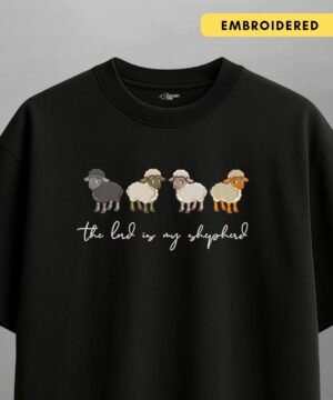 the lord is my shepherd — oversized unisex t shirt