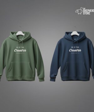 he is the creator unisex hoodies