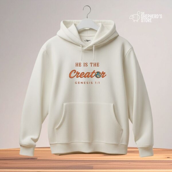 he is the creator unisex hoodies
