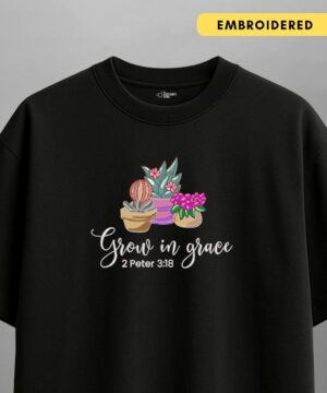 grow in grace — oversized unisex t shirt