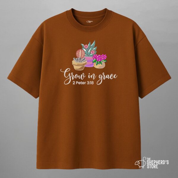 grow in grace — oversized unisex t shirt