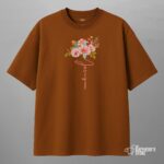 jesus floral — oversized unisex t shirt