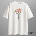 jesus floral — oversized unisex t shirt