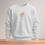 jesus floral unisex sweatshirt