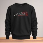 not perfect just forgiven unisex sweatshirt