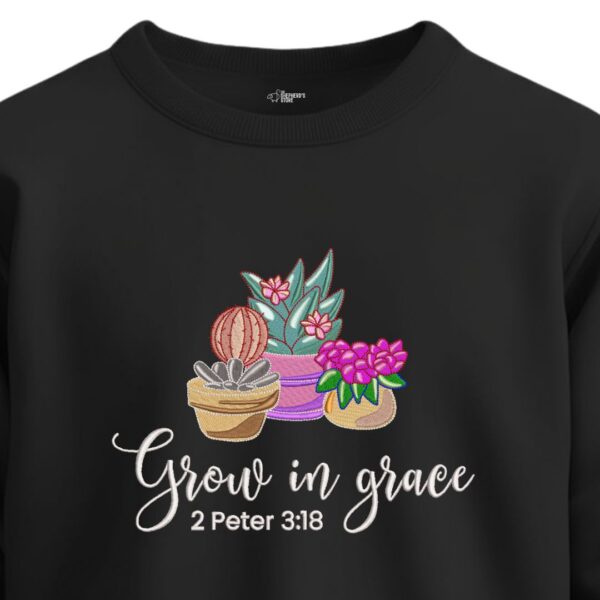 grow in grace unisex sweatshirt