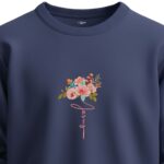 jesus floral unisex sweatshirt