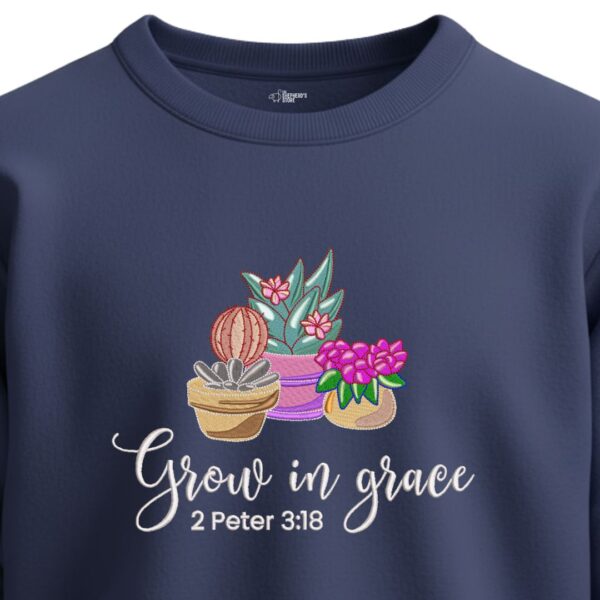 grow in grace unisex sweatshirt