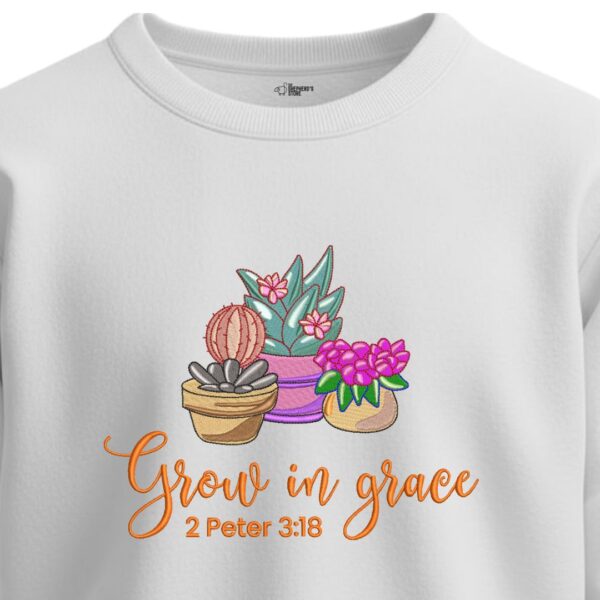 grow in grace unisex sweatshirt