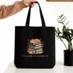 fearfully & wonderfully made cotton canvas tote bag