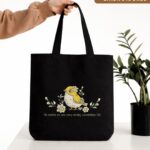 his mercies are new cotton canvas tote bag