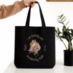 psalm 139:14 cotton canvas tote bag