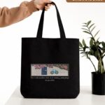 the lord watches over you cotton canvas tote bag