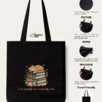 fearfully & wonderfully made cotton canvas tote bag
