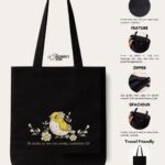 his mercies are new cotton canvas tote bag