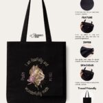 psalm 139:14 cotton canvas tote bag