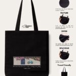the lord watches over you cotton canvas tote bag