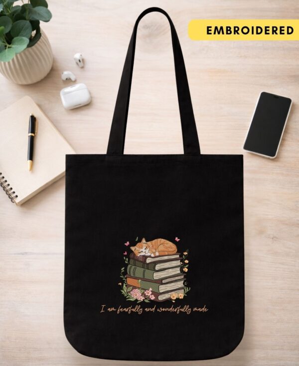 fearfully & wonderfully made cotton canvas tote bag