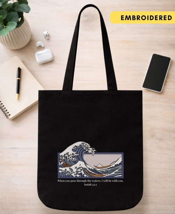 i will be with you cotton canvas tote bag