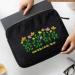 consider the lilies laptop sleeve