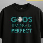 god's timing — oversized unisex t shirt