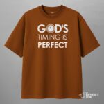 god's timing — oversized unisex t shirt