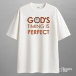 god's timing — oversized unisex t shirt