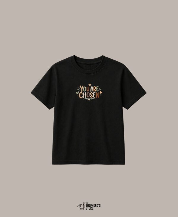 you are chosen — embroidered oversized kids t shirt