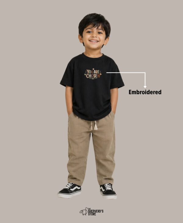 you are chosen — embroidered oversized kids t shirt