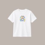 child of one true king — embroidered oversized kids t shirt