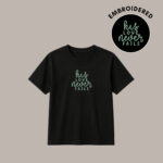 his love never fails — embroidered oversized kids t shirt