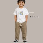child of one true king — embroidered oversized kids t shirt