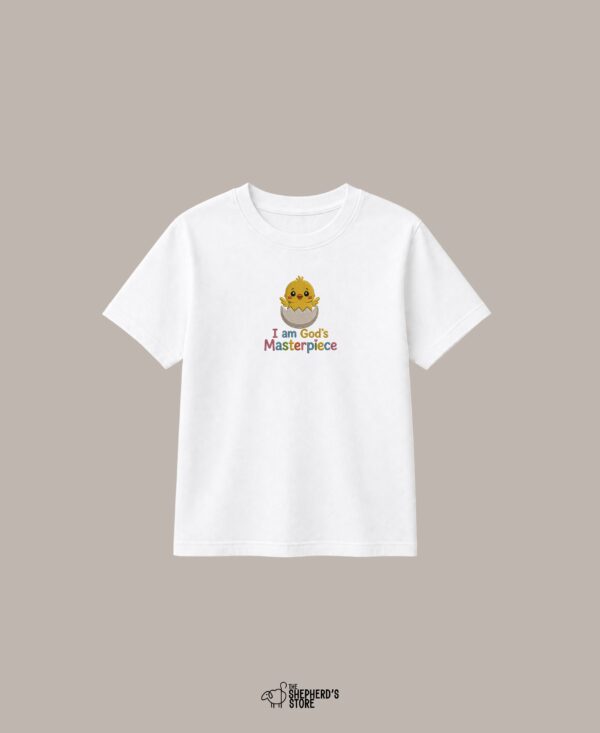 god’s masterpiece — embroidered oversized kids t shirt