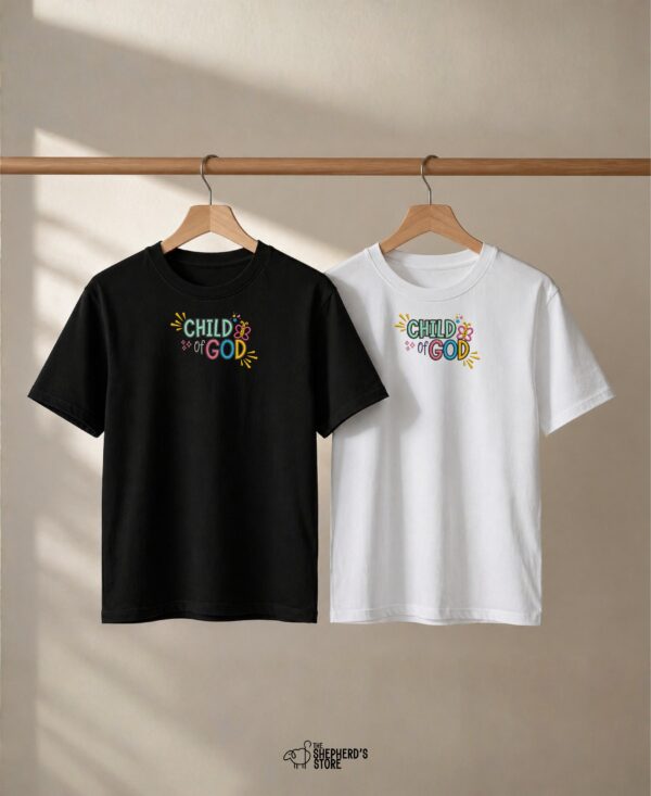 god’s masterpiece — embroidered oversized kids t shirt [cloned #9919]