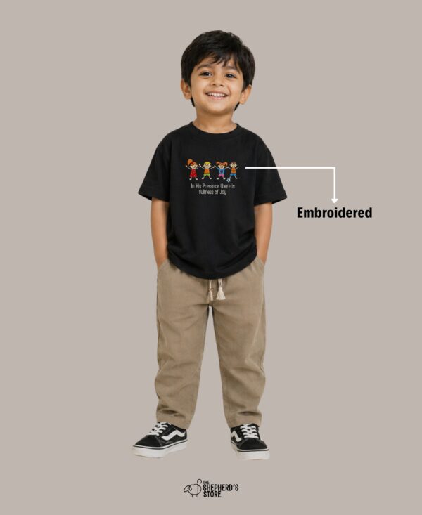 fullness of joy — embroidered oversized kids t shirt