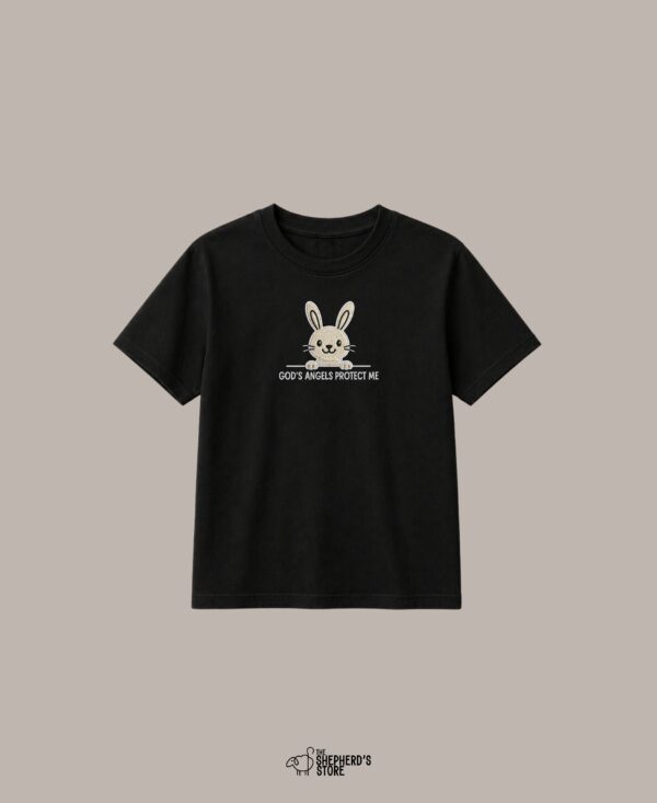 god’s angel protect me — embroidered oversized kids t shirt