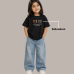 fullness of joy — embroidered oversized kids t shirt