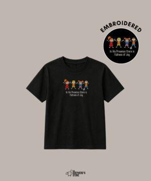 god’s masterpiece — embroidered oversized kids t shirt [cloned #9919]