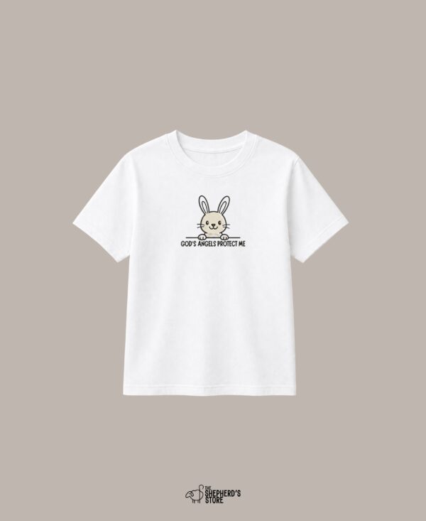 god’s angel protect me — embroidered oversized kids t shirt