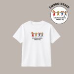 fullness of joy — embroidered oversized kids t shirt
